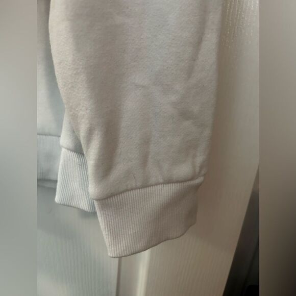 TOMMY HILFIGER‎ Logo Flag Crew Neck Sweatshirt Women's L classic white preppy - Picture 5 of 13